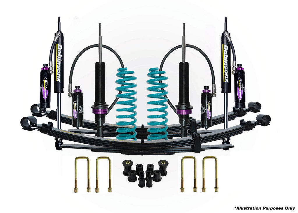 Dobinsons 1.5" to 3.0" MRR 3-way Adjustable Suspension Kit for 2005 to 2022 Tacoma 4x4 Double Cabs - DSSKITMRA05