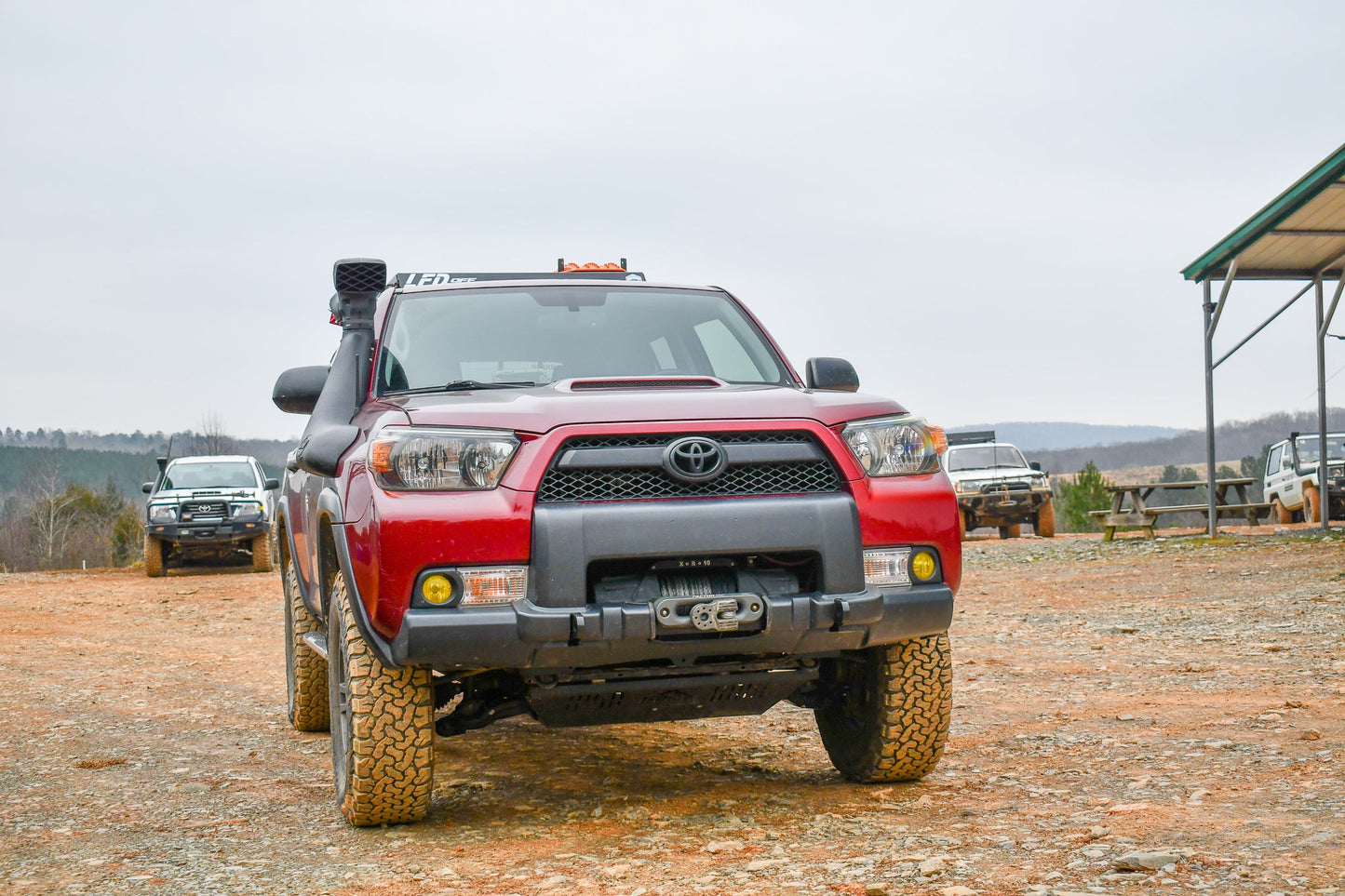 Adjustable Hidden Winch Mount with Recovery Points - 5th Gen 4Runner