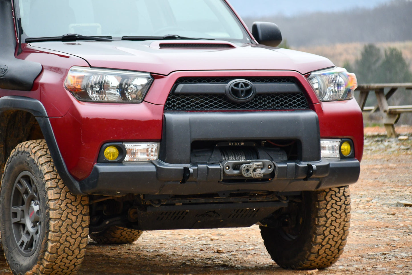 Adjustable Hidden Winch Mount with Recovery Points - 5th Gen 4Runner