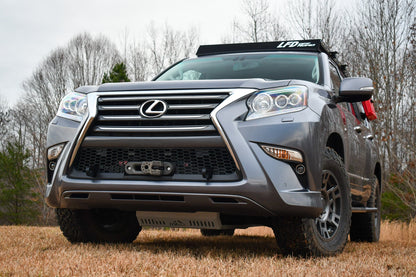 Adjustable Hidden Winch Mount with Recovery Points - GX460