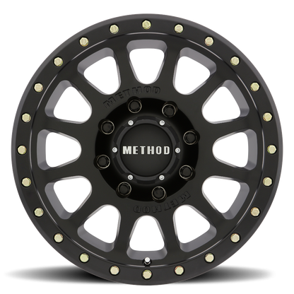 Matte Black MR305 NV HD Off-Road Wheels. 